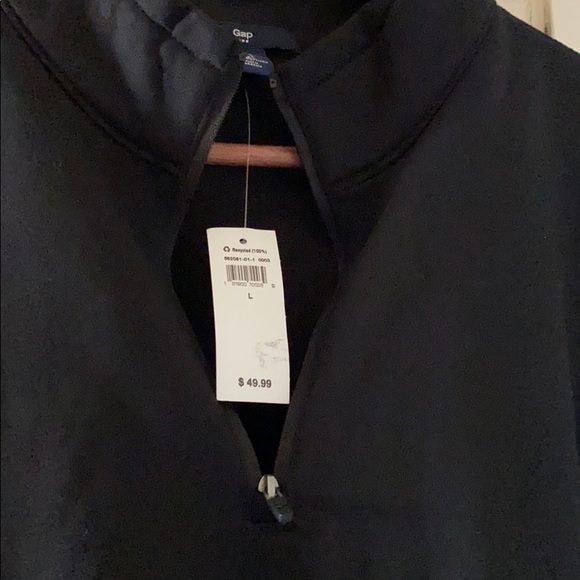 Gap Men’s PullOver Fleece Black - Picture 4 of 4